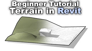 How to Model Terrain in Revit Tutorial Site  Topography [upl. by Langley258]