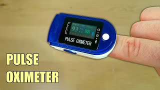 Fingertip Pulse OXIMETER  Blood Oxygen Saturation Level Monitor SpO2 [upl. by Anerda]