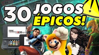 30 Jogos Épicos do Nintendo 3DS Só os MELHORES GAMES do 3DS [upl. by Ahseia]