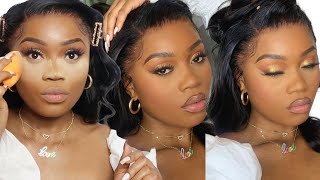 GRWM  FULL GLAM LOOKS  NEW NARS SOFT MATTE FOUNDATION  NEW HUDA BEAUTY  BEST SETTING POWDER [upl. by Anyaled]