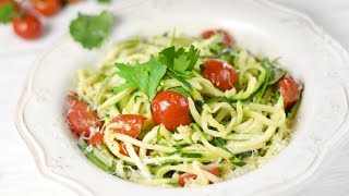 Spaghetti de courgettes [upl. by Hallock]