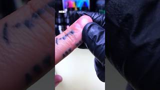 Does It Tattoo Nail tattoo jetblacktattoos [upl. by Ykcub]