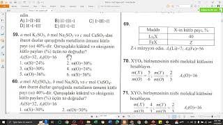 Distant Kimya Dərsi  Kimyəvi formullar üzərində hesablamalar [upl. by Hicks]