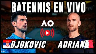 Novak Djokovic vs Adrian Mannarino  Abierto de Australia 2024  Reaccionando en vivo [upl. by Nickolai]