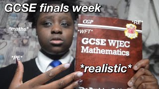 REALISTIC WEEK OF GCSE MOCKS finals  studying reviews and stuff [upl. by Sears]