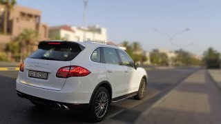 2013 Porsche Cayenne 958 V6 Petrol with Sport Exhaust PSEتجربة اقزوز البورشه الرياضي الاصلي [upl. by Kevon]