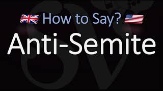 How to Pronounce Anti Semite CORRECTLY Meaning amp Pronunciation [upl. by Trebmer]