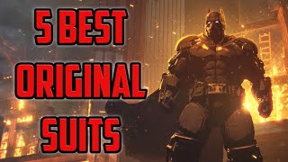 5 Best Original Batsuits in the Batman Arkham Series [upl. by Eddi]