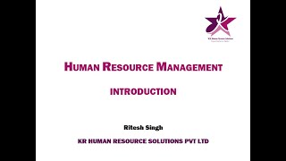 Fundamental of Human Resource Management [upl. by Letnoj]