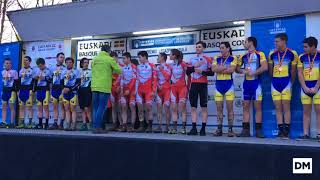 Cantabria oro en la prueba de relevos del Nacional de Ciclocross [upl. by Mann]