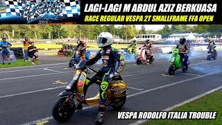 RACE REGULAR SmallFrame VESPA 2T FFA OPEN The Brotos Vespa Race Seri 2 2022 [upl. by Gates]