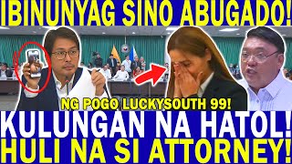 KULUNGAN NA HATOL IBINUNYAG SINO ABUGADO NG POGO LUCKYSOUTH99 HULI NA SI ATTORNEY HARRY ROQUE [upl. by Ahsrats]