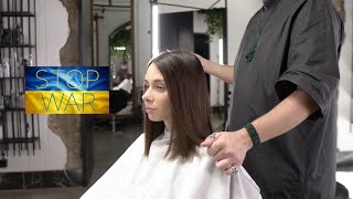 HOW TO CUT PERFECT LOB HAIRCUT  haircut tutorial [upl. by Lexi]