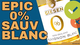 Brilliant Alcohol Free NZ Sauvignon Blanc Giesen Zero Review [upl. by Airalednac]