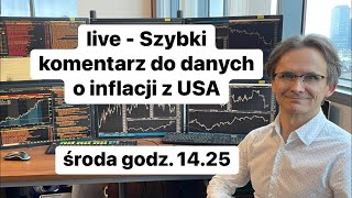 💥Szybki komentarz do danych o inflacji CPI z USA💥 [upl. by Iiette]