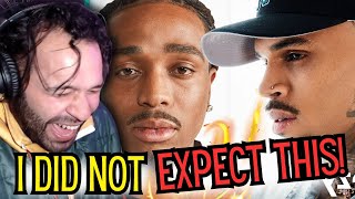 BATTLE RAPPER REACTS TO quotWeakest Link Quavo Dissquot Chris Brown Reaction [upl. by Fariss]