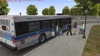 OMSI 2 The Bus Simulator  Chicago Downtown First Look HD [upl. by Bunnie]