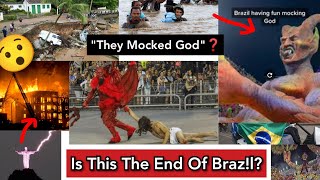 MOCKED GOD❓ HIDDEN REASON BRAZIL IS GETTING DESTR0YED FLOOD LANDSLIDE BRAZIL CARNIVAL 2023 DEVIL [upl. by Ettedranreb]