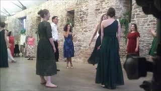 Banshee Ceilidh Band The Eightsome Reel at Naas Court Farm Lydney [upl. by Shifrah]