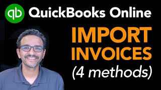 QuickBooks Online 2024 Importing Invoices [upl. by Gabbi765]