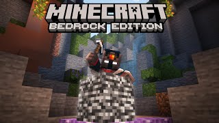 Probé MINECRAFT BEDROCK por PRIMERA VEZ todo mal [upl. by Aistek]