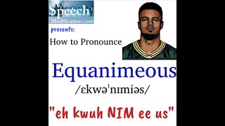 How to Pronounce Equanimeous St Brown [upl. by Ariaes]