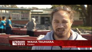 Young paddlers prepare for RWC opening [upl. by Sivla664]