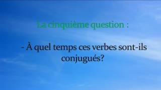 Projet 01 Séquence 01  conjugaison  1 AM  2ème génération [upl. by Phares]