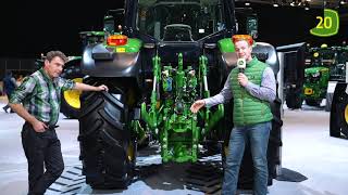 John Deere 6M auf der AGRITECHNICA 2019  Tractor Brothers [upl. by Baelbeer]