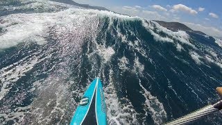 downwind sup in Atherns Greece [upl. by Bari]