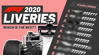 F1 2020 Liveries  RANKED [upl. by Tisbe]