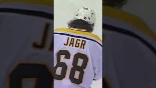 Jagr takes the ice and the crowd goes nuts  Retro Recap [upl. by Alieka]