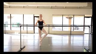 Joffrey Ballet Audition Video  Classwork [upl. by Idahs]