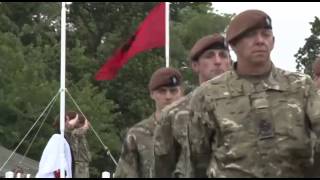 UKs New Armour Reinforcement Regiment Officially Launched 070714 [upl. by Eissirk]