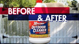 Before amp After 30 SECONDS Outdoor Cleaner [upl. by Quentin]