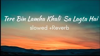 Tere Bin Lamha Khali Sa Lagta Haislowed reverbLofi song ❤️ [upl. by Farleigh]