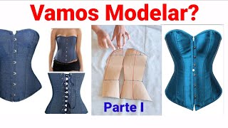 ✅️DIY Como fazer Modelagem Base Corselet Costura fácil passo a passo p iniciantes Gisleide Novelo [upl. by Anha]