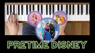 The Siamese Cat Song Lady and The Tramp Pretime Piano Disney Beginner Piano Tutorial [upl. by Noit]