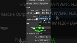 What Encoder should you use for Streaming amp Recording OBS Studio [upl. by Warwick]
