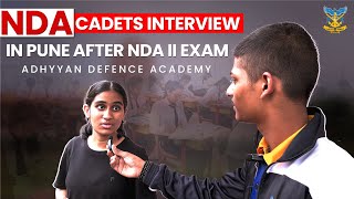 Interview of NDA Cadets in Pune After NDA II Exam nda [upl. by Judy33]