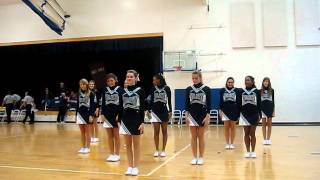 First Varsity game floor cheer [upl. by Jacquenetta885]