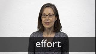 How to pronounce EFFORT in British English [upl. by Welford]