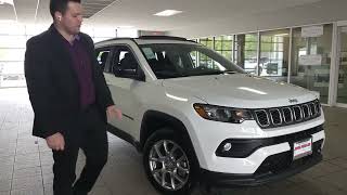 2024 Jeep Compass Latitude Lux Walkaround with Mr Hollywood [upl. by Ylrae]