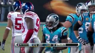 2012 Week 3 Giants  Panthers 2nd Half [upl. by Pyotr]