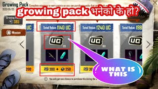 What is growing pack in pubgpubg growing pack [upl. by Bach]