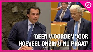 Geert Wilders Thierry Baudet is knettergek met zn 911 en maanlandingcomplotten [upl. by Ynnos433]