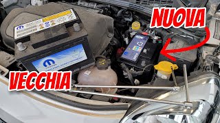 Come cambiare BATTERIA AUTO in 2 MINUTI [upl. by Assenab26]