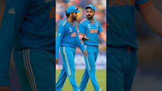 Hardik padya ne Rohit Sharma 🏏 or Virat Kohli 👑 liye bole kuchh achhe bat worldcup viratkohli [upl. by Tahpos]