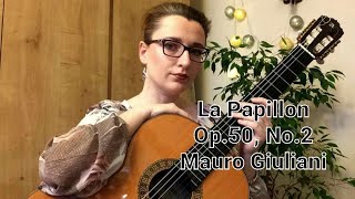 Le Papillon Op50 No2 Grazioso by Mauro Giuliani [upl. by Connell]