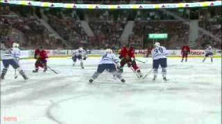 Ottawa Senators vs Toronto Maple Leafs Highlights September 29 2010 [upl. by Coplin]